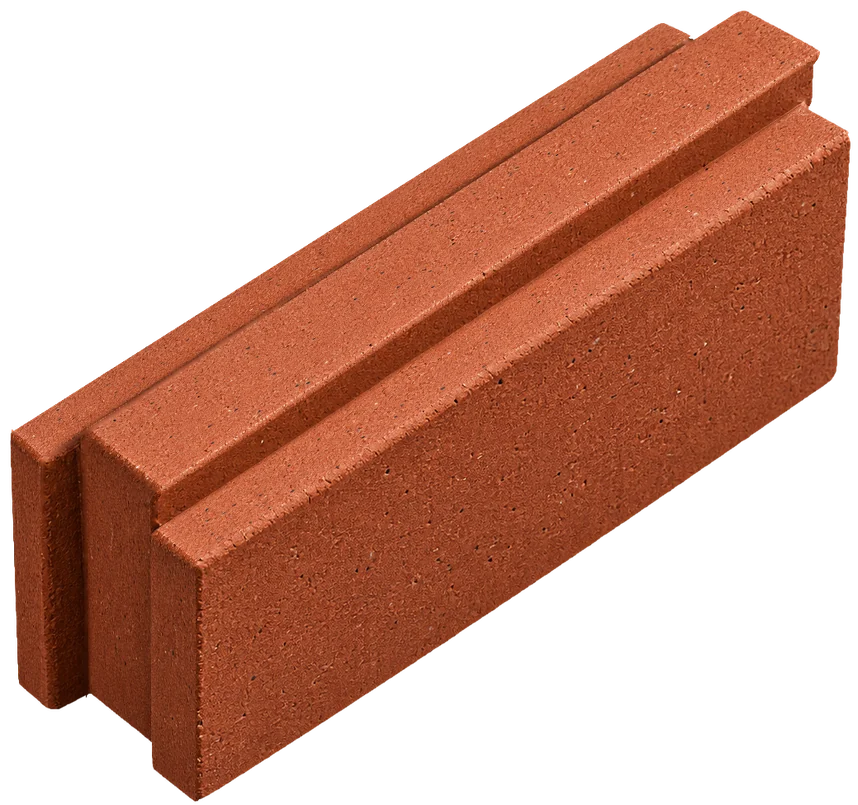 Red Soil interlocking brick 4 inch – 12 x 4 x 5 inches